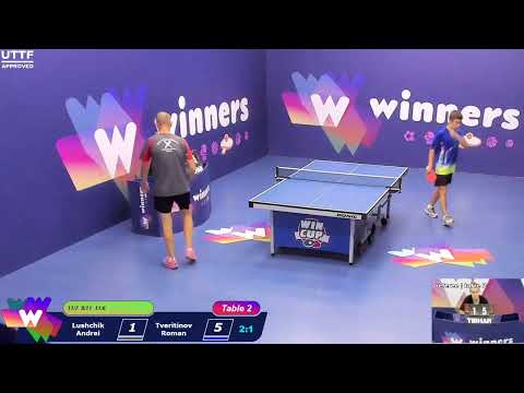 WINners CUP table 2  31.08  Lushchik Andrei - Tveritinov Roman  22:00