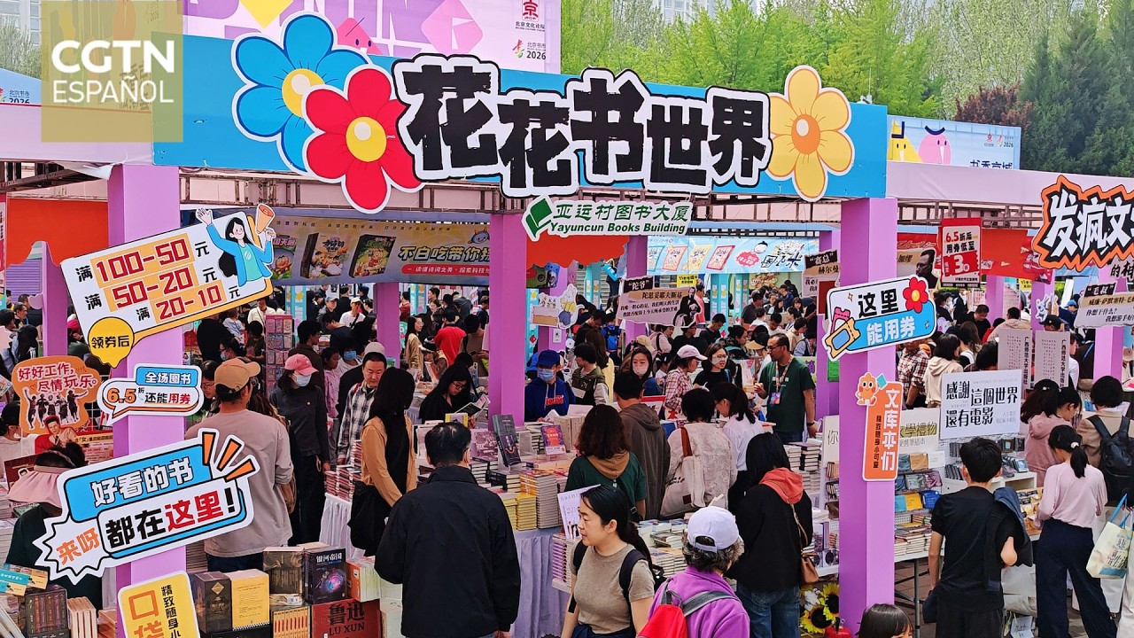 La Feria del Libro de Primavera de Beijing 2026 abre sus puertas