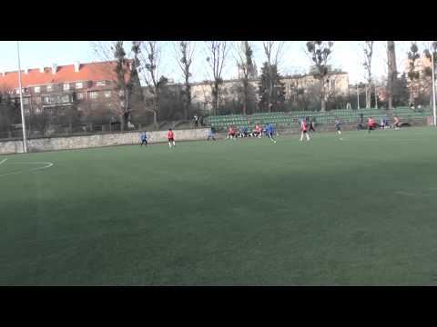 Sparing: WKS Śląsk- Piast Gliwice, gol na 5:1