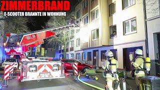 Download lagu [E-SCOOTER FIRE IN AN APARTMENT!] - Düsseldorf Fire Department - mp3