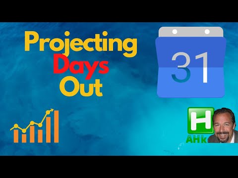Cool tool to easily project days out | Days in the future (2021)