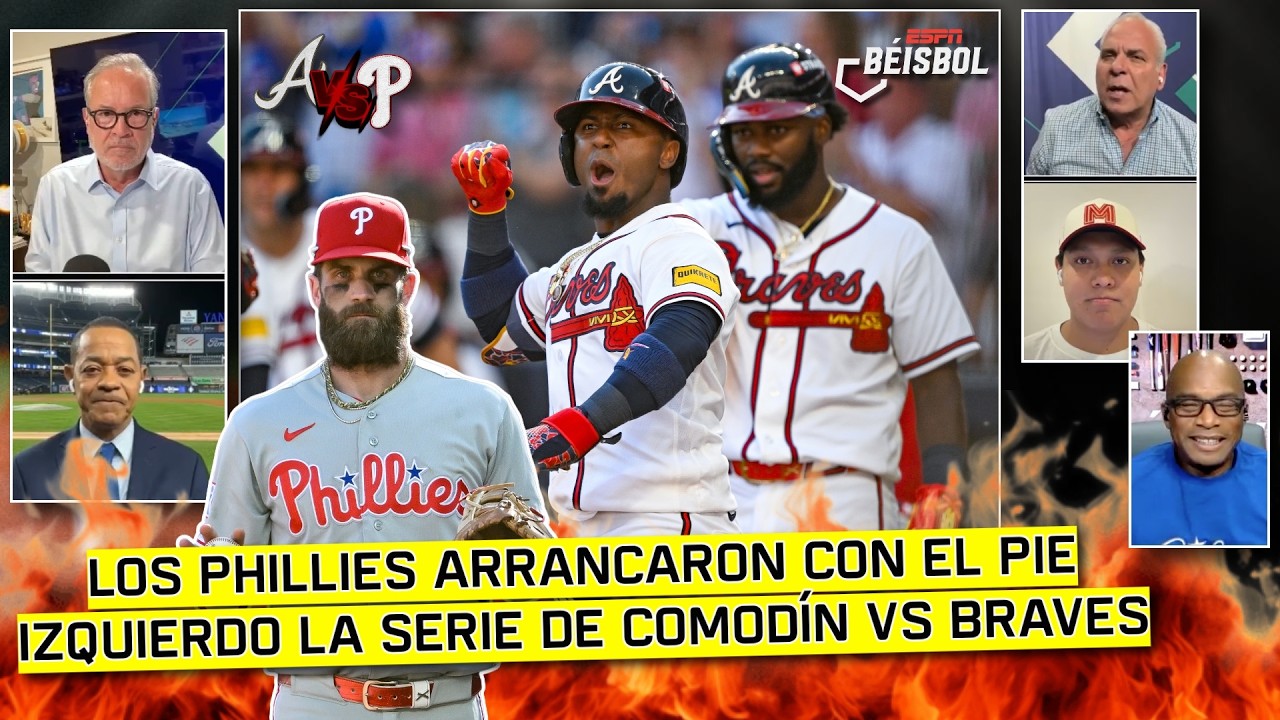 PHILLIES SE EQUIVOCÓ con sus LANZADORES y por eso PERDIÓ vs BRAVES el JUEGO 1 | ESPN Beisbol