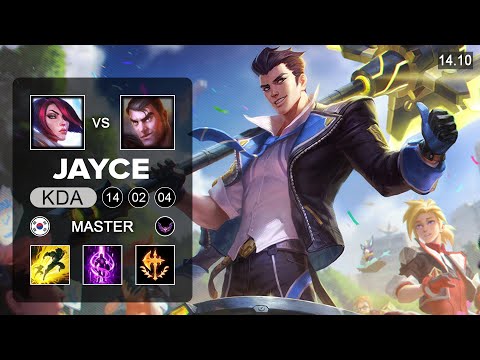 Jayce vs Fiora Top - KR Master - Patch 14.10 Season 14