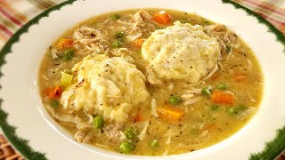 Chicken and Dumplings // Easier than you think ❤️ Step by Step