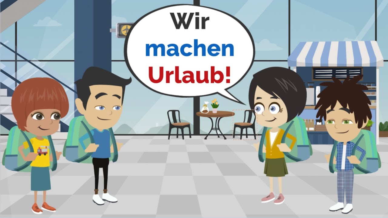 Deutsch lernen mit Geschichten - Der Urlaub
