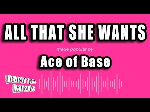 Ace of Base - All That She Wants (Karaoke Version)