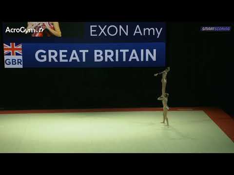 GBR 12-19 Women's Pair Dynamic Qualification - Acrobatic European Championships 2021