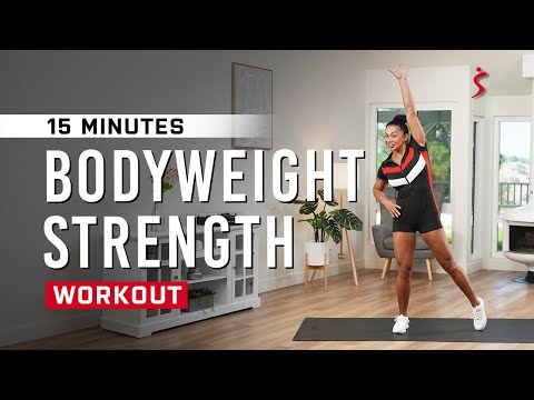 15 Min BEGINNER Full Bodyweight Strength Workout