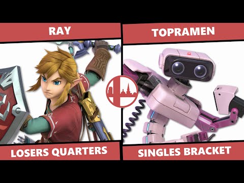 Battle Of The Burgs 2: Losers Quarters - Ray (Link) Vs TopRamen (Falco, R.O.B.) SSBU Singles