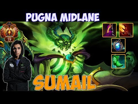 SumaiL - Pugna Midlane Gameplay vs S4, Bulba, Cr1t  | Top Rank Pro Gameplay - Dota 2