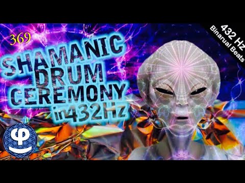 Shamanic Drumming Ceremony | Psychedelic 5D Journey | 432Hz