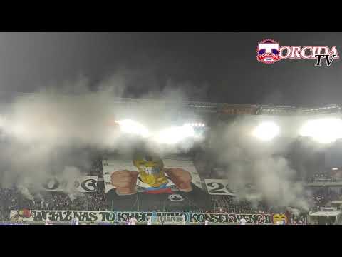 Doping i oprawa z meczu Górnik Zabrze - Piast Gliwice 28.08.2021