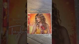 Taylor swift beautiful eyes cd Taylor swift thrift find
