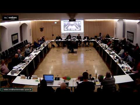 Stadtverordnetenversammlung der Stadt Fürstenwalde/Spree am 15.01.2026