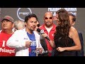 MANNY PACQUIAO'S FINAL MESSAGE TO KEITH THURMAN BEFORE FIGHT