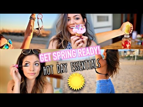 Spring Guide! Beach Essentials, Sweatproof makeup + more!