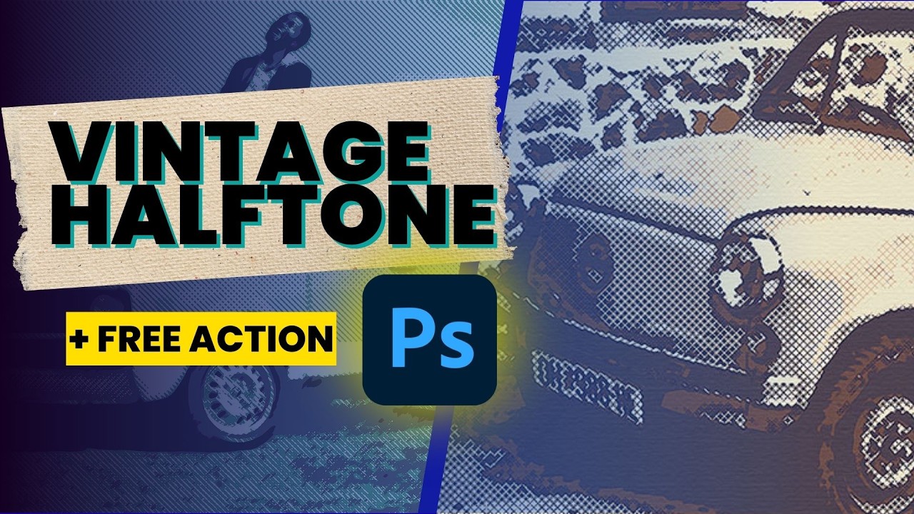 Transform ANY Photo into a Vintage Halftone Masterpiece