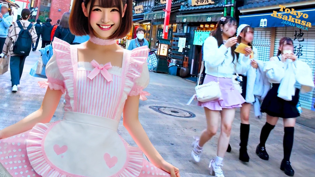 Tokyo Asakusa 🐶 A wonderful town 💖 4K Nonstop 1 hour