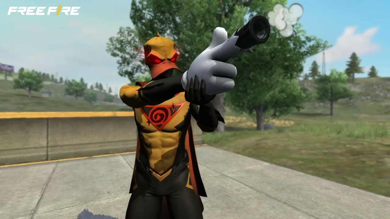 CONJUNTO MR PATO - TRILHA TURBO ESPECIAL | FREE FIRE BRASIL