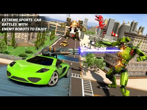 Dino Robot car game Dinosaur Robot Transform hero