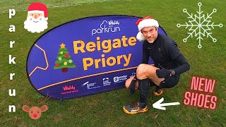 Christmas Day parkrun at Reigate Priory park in NEW SHOES | Inov-8 X Talon Ultra 260 V2 First Run
