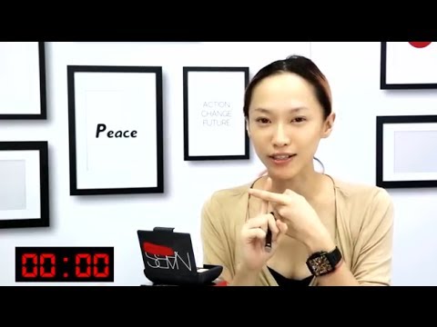超強10秒化妝術！傻眼了！