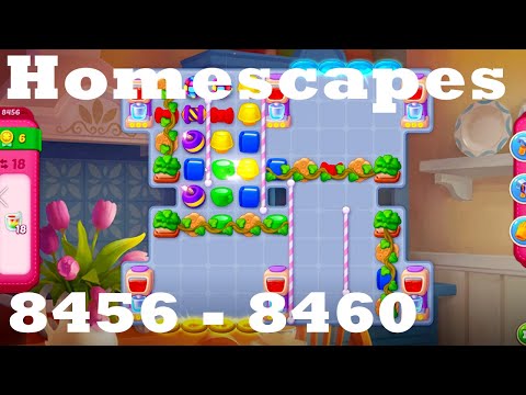 Homescapes Level 8456 - 8460 HD Walkthrough | 3 - match game | gameplay | android | ios | pc | app