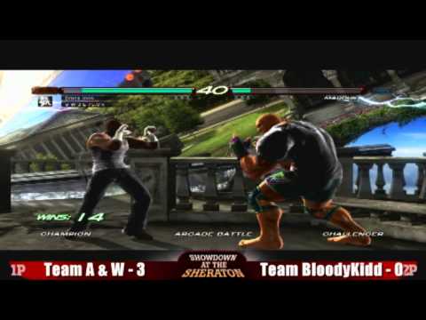 SATS Tekken 6 Teams Grand Finals:  A & W (Insanelee, NYC Fab) vs BloodyKidd (Bloodhawk, PhunnyKidd)