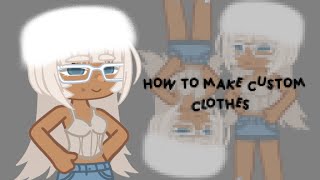 ☆ how to draw custom clothes ☆ | gacha club | | tutorial | #blowup #gachaclub #viral #gachatutorial