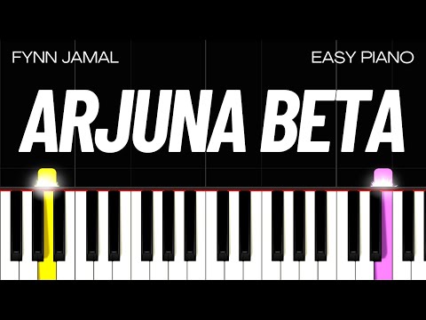 Fynn Jamal - Arjuna Beta (EASY PIANO TUTORIAL)