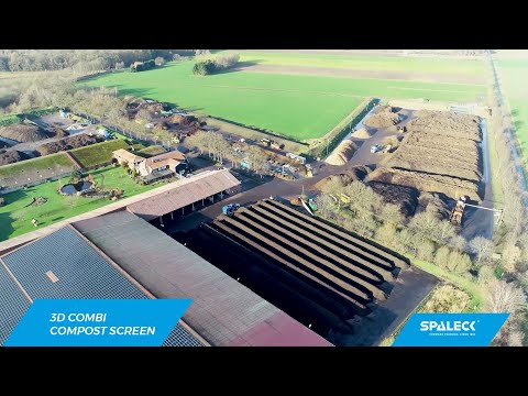 SPALECK®, sito wibracyjne flip-flow, przesiewanie kompostu i biomasy