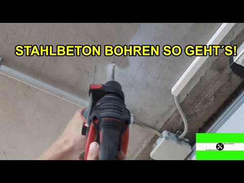 STAHLBETON BOHREN | DAS MUSST DU BEACHTEN! | selber machen aber RICHTIG ! | Tutorial