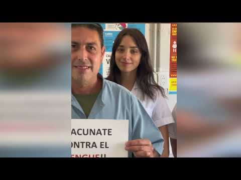 Marcos Juárez: Se está llevando a cabo la vacunación contra el dengue en la ciudad