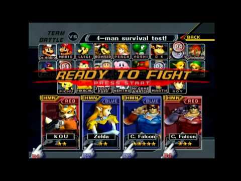 MasterHand 14 Doubles LF - Kounotori + Yopple(Red) vs. Sahara + Nagaimo(Blue)