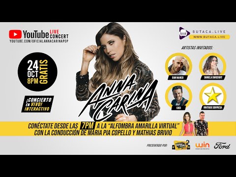 CONCIERTO DE ANNA CARINA EN VIVO!!!
