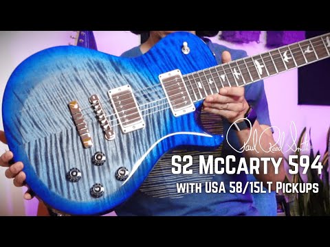 Электрогитара PRS S2 MCCARTY 594 SINGLECUT (LAKE BLUE) - фото 1 - id-p2012140558