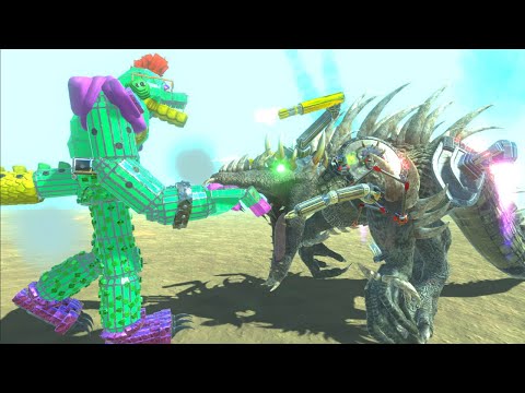 SHARKOSAURUS VS DINOSAURUS EPIC BATTLES - ANIMAL REVOLT BATTLE SIMULATORS