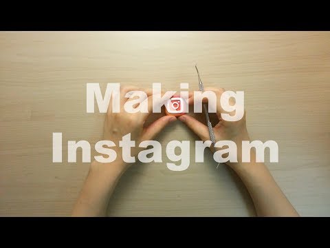 Instagram App logo clay art - 인스타그램 클레이로 만들기