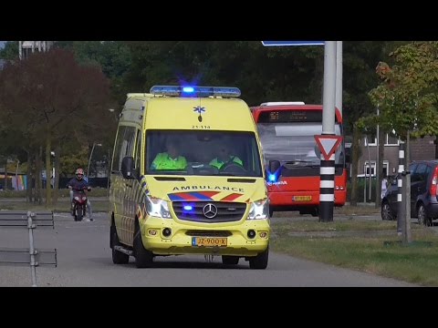 (Versneller) A1 Ambulance 21-114 met spoed in Oss