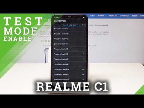 How to Enter Engineering Mode on REALME C1 - Service Menu / Hardware Test