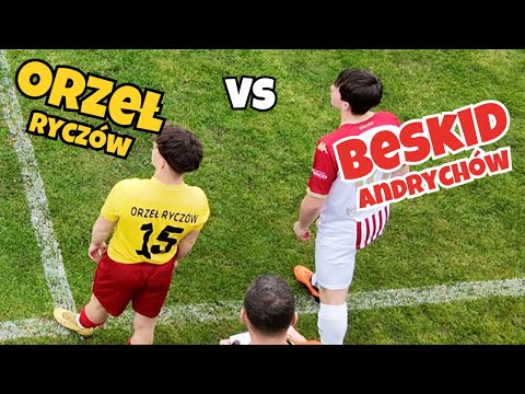 IV liga małopolska: Orzeł R. 3-3 Beskid (skrót)