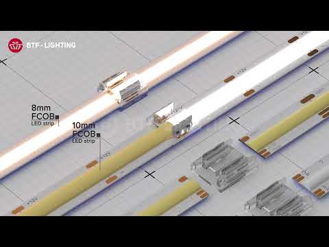 BTF-LIGHTING: COB LED Strip Light, How to Connect
