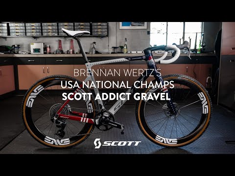 Building Brennan Wertz’s National Champs bike for Sea Otter | SCOTT Addict Gravel