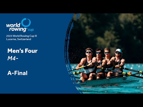 2023 World Rowing Cup III - Men's Four - A-Final