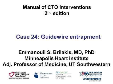 Case 24: Manual of CTO Interventions - Guidewire entrapment