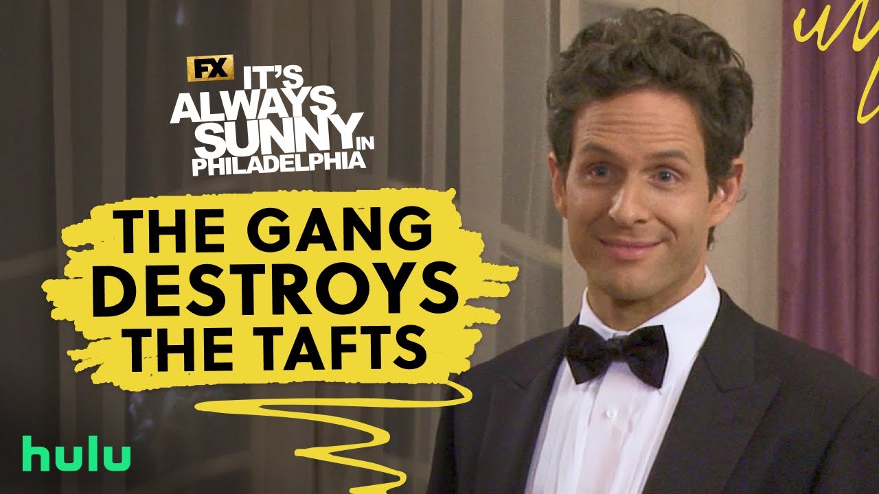 The Gang Destroys the Tafts at the TAFTCO IPO Gala - Scene | It's Always Sunny in Philadelphia | FX