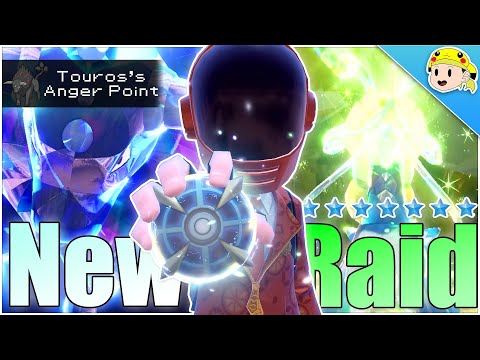 New 7 Star Tera Raid Samurott w/Anger Point Fire Tauros