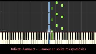 Juliette Armanet - L' amour en solitaire (piano tutoriel)