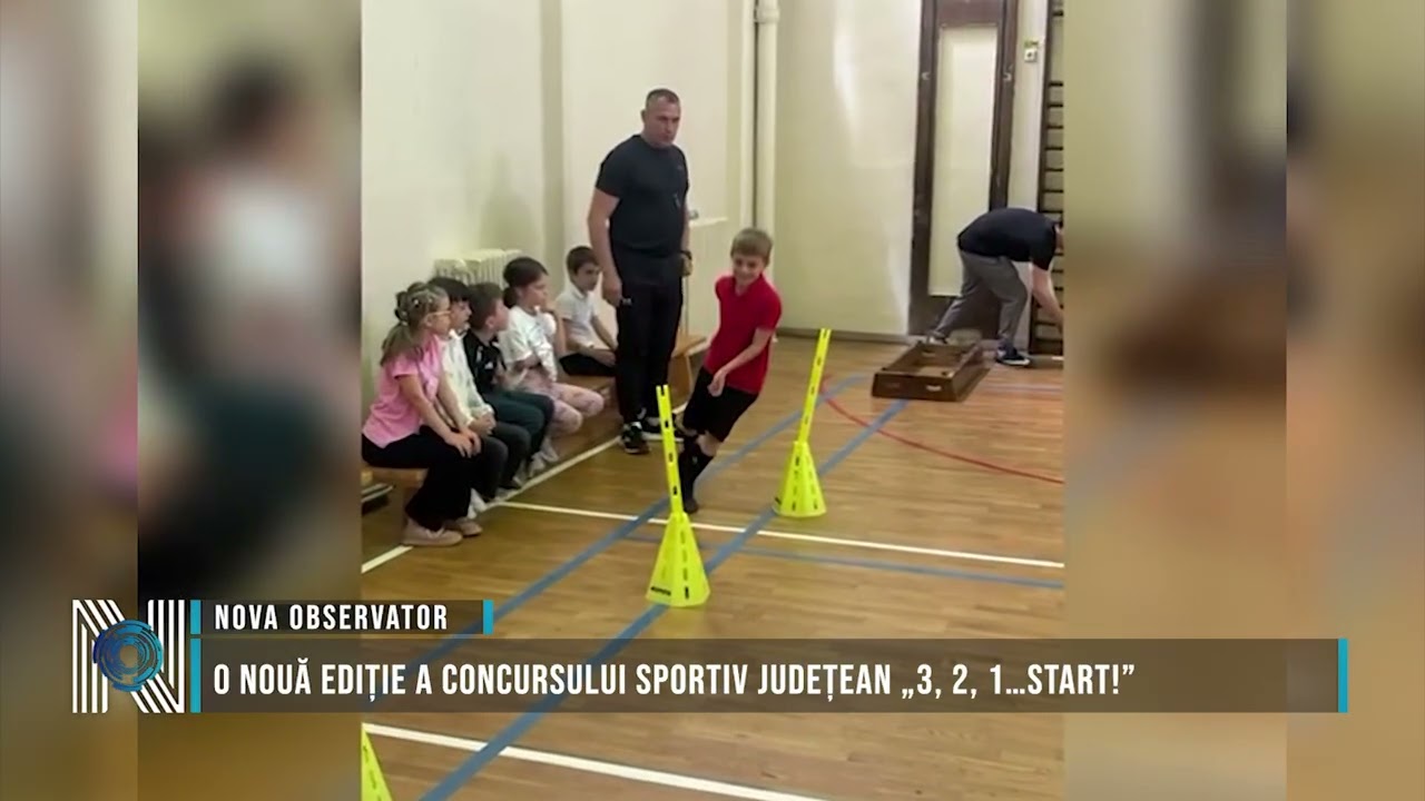 O nouă ediție a concursului sportiv județean „3, 2, 1…START!”