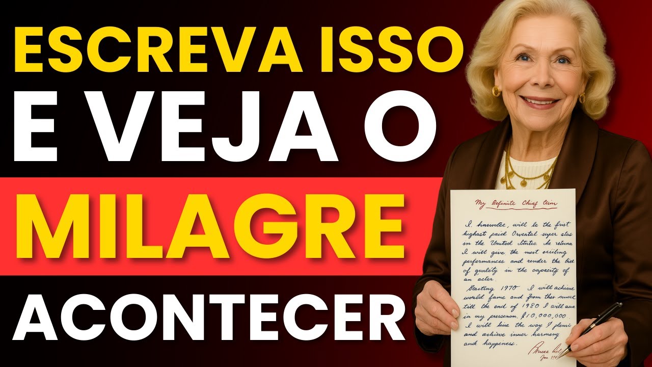 💸 Esta Carta de 10 Milhões que vai MUDAR sua VIDA FINANCEIRA para SEMPRE | Louise Hay